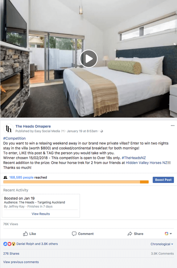 The Heads Omapare Competition Results