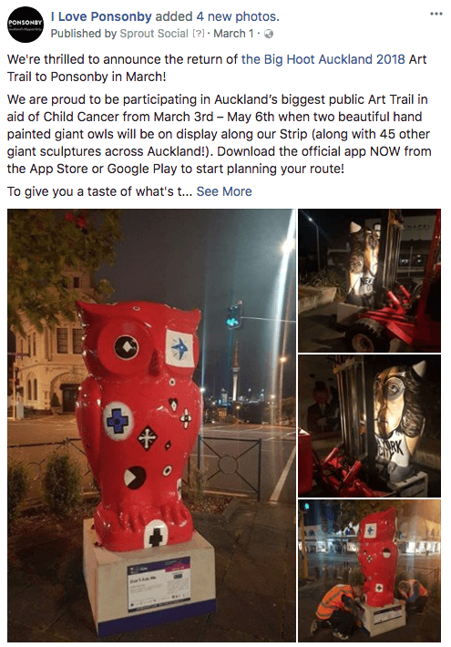 I Love Ponsonby Social Media Content